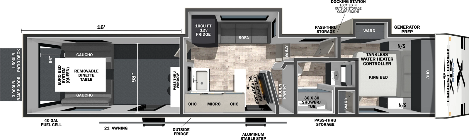 Xlr Boost 366BX Floorplan